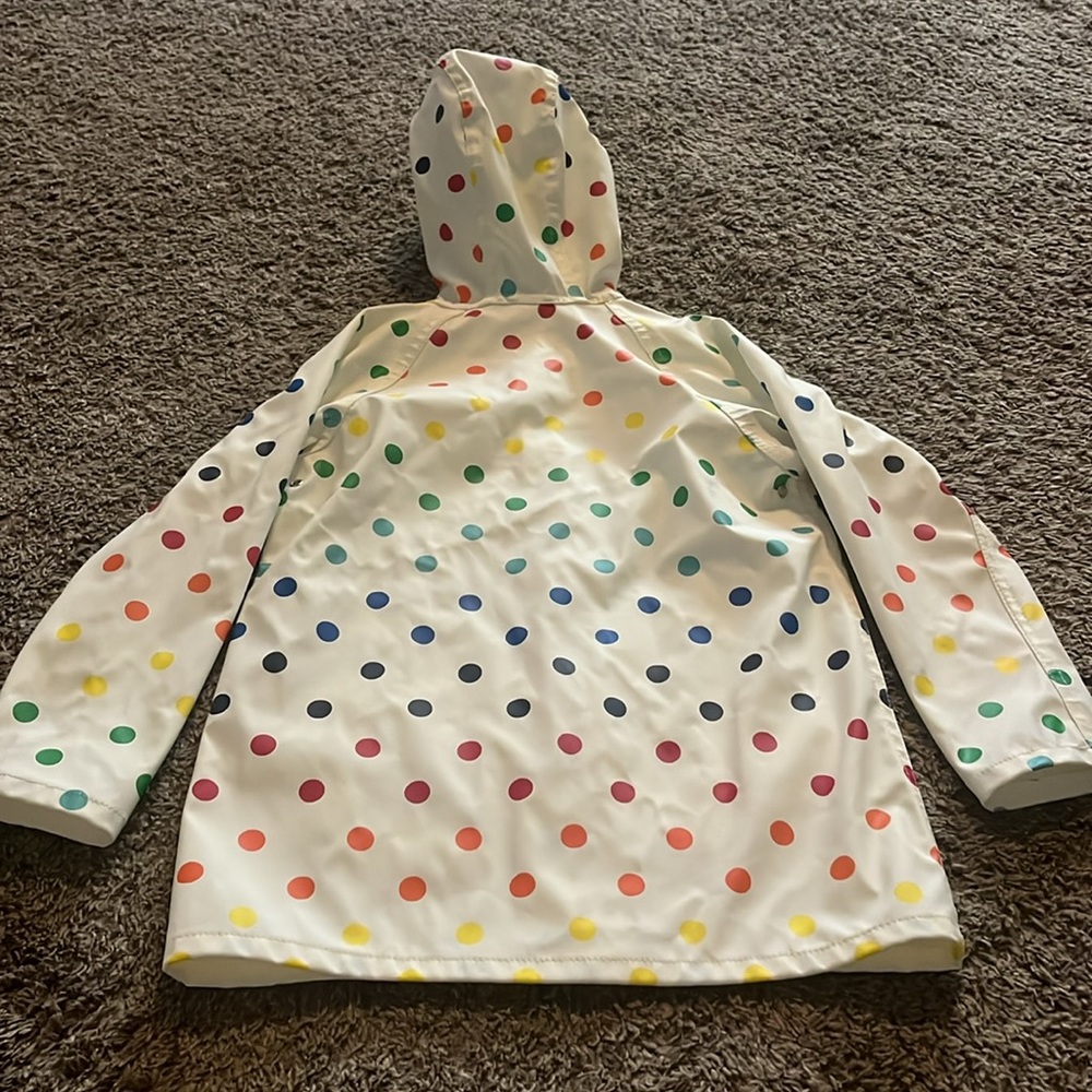 Primary Rainbow Dot Raincoat - Picture 5 of 5